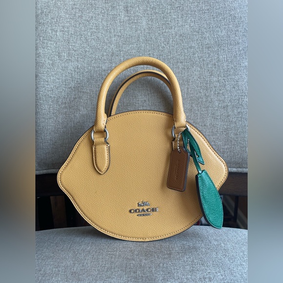 NWT！COACH Lemon Crossbody Bag（COACH CR251 ）Silver/Honeycomb